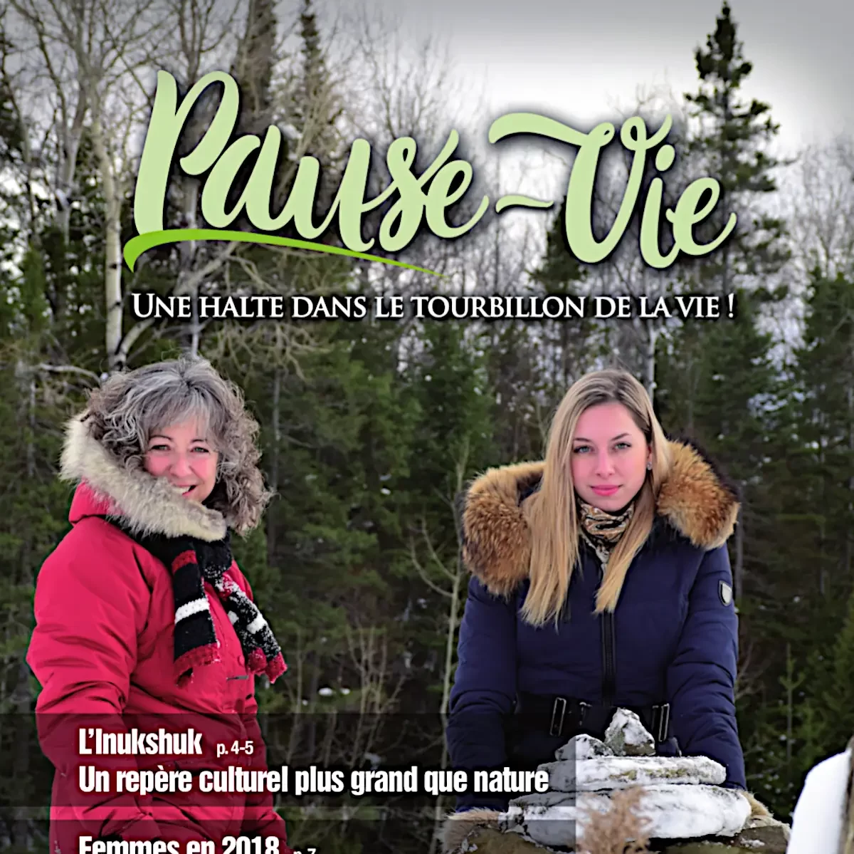 Couverture du magazine Pause-Vie (février 2018).