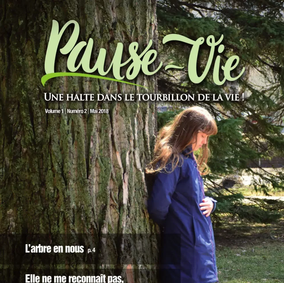 Couverture du magazine Pause-Vie (mai 2018).