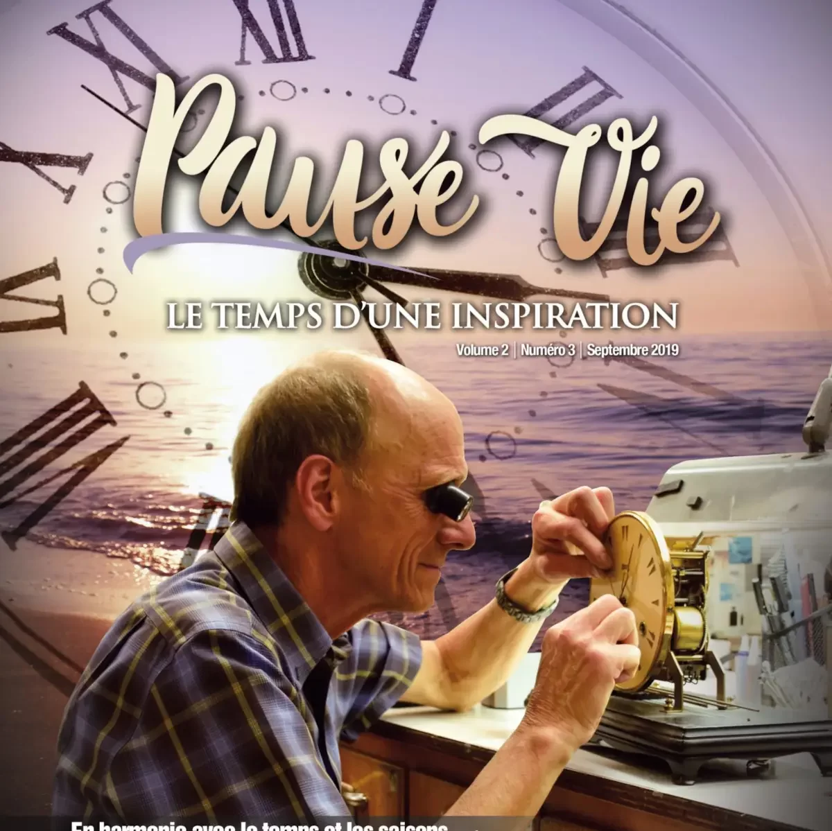 Couverture du magazine Pause-Vie (septembre 2019).